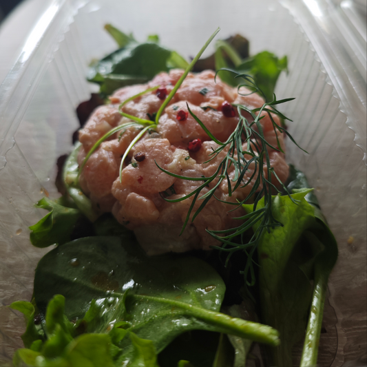 Tartare de saumon aux agrumes