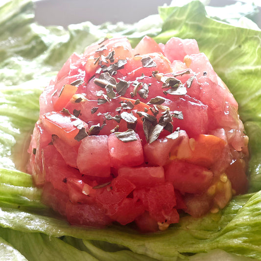 Tartare de Tomates et Pastèque